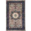 blue mamluk rug 5x8