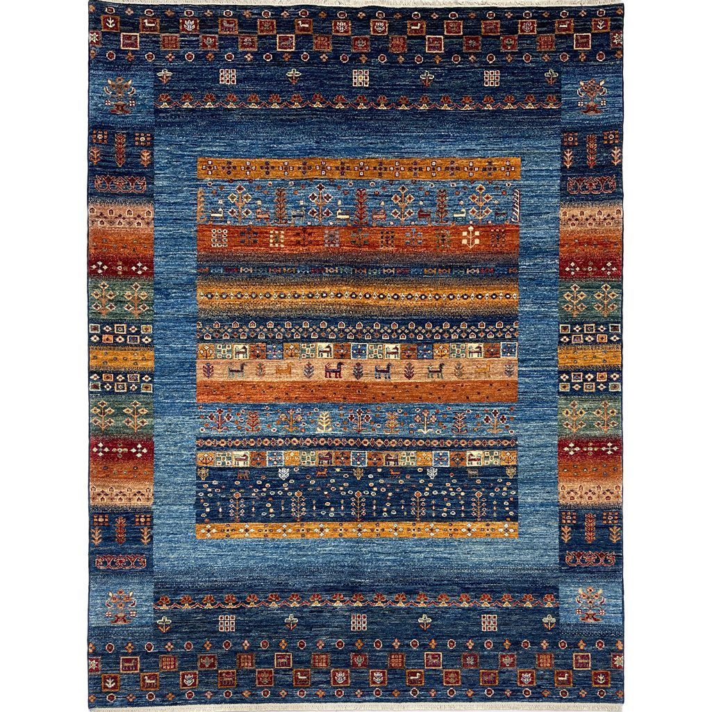 blue oriental rug