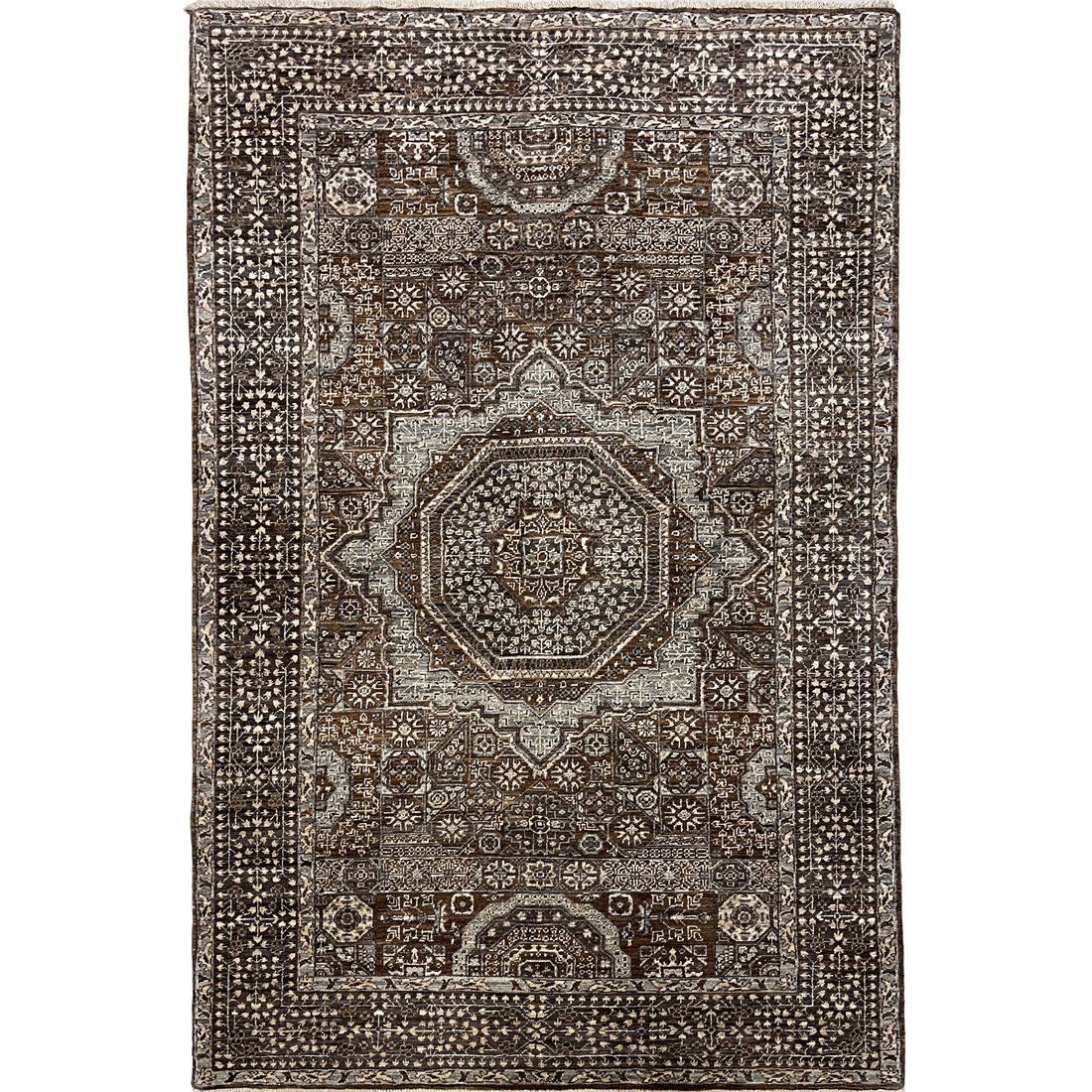 natural gray mamluk rug 5x8