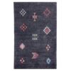 black southwestern rug