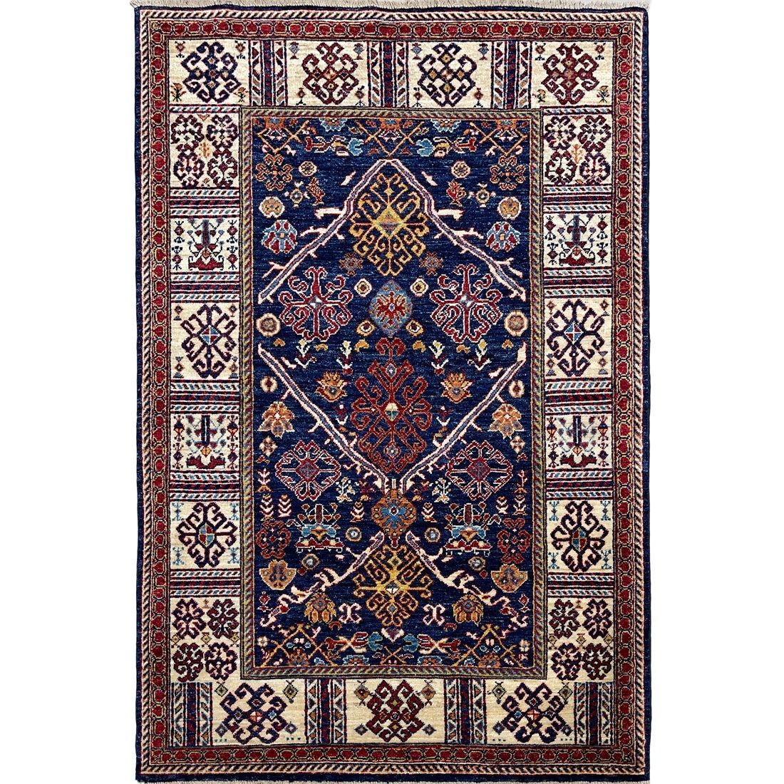 blue orienal rug