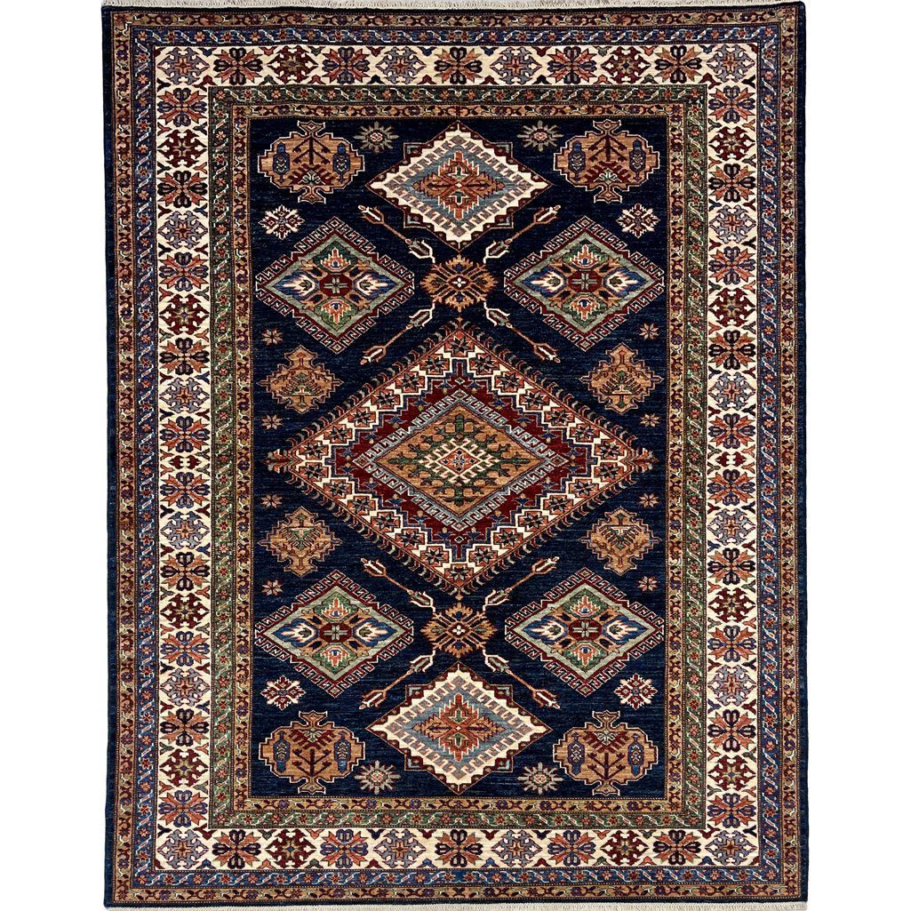 kazak wool rug 6x8