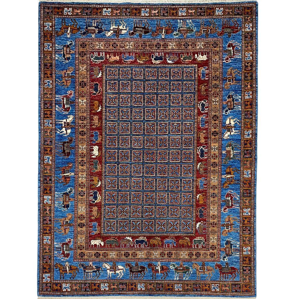 pazyryk wool rug 6x8