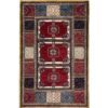 red tribal rug