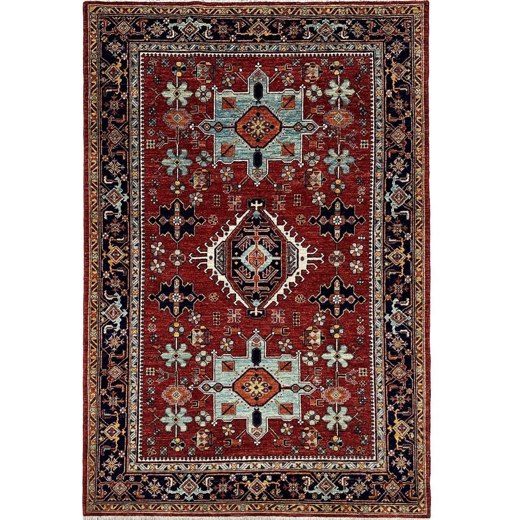 kazak wool rug 6x9