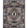 gray southwestern rug