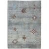 gray southwestern wool rug