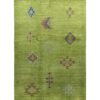 green southwestern rug