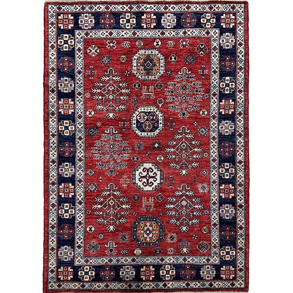 red oriental wool rug