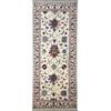 white sultani runner rug