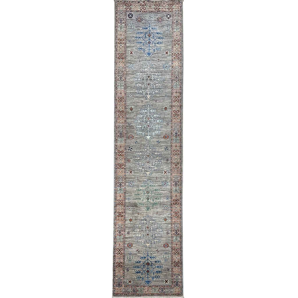 gray oriental wool runner rug