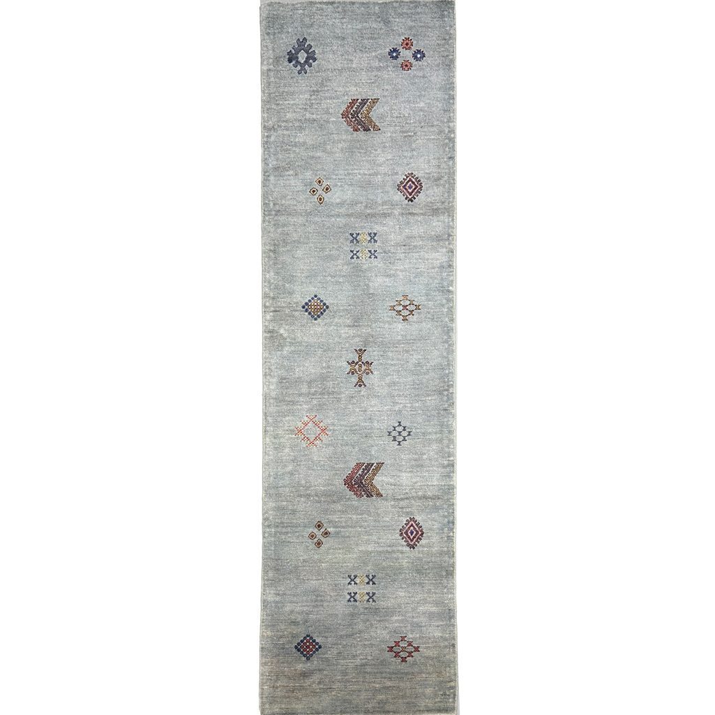 gray southwestern rug