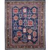 navy qashqai oriental wool rug