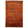 orange southwestern rug