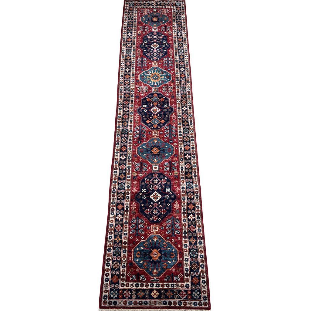 oriental afghan wool runner rug