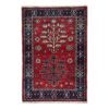 red oriental wool rug 3x4