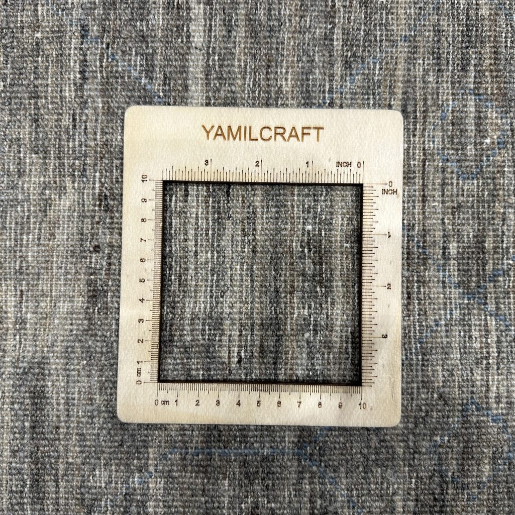 Handmade Scandinavian Natural Wool Area Rug (6'4" x 9'4") - Image 5