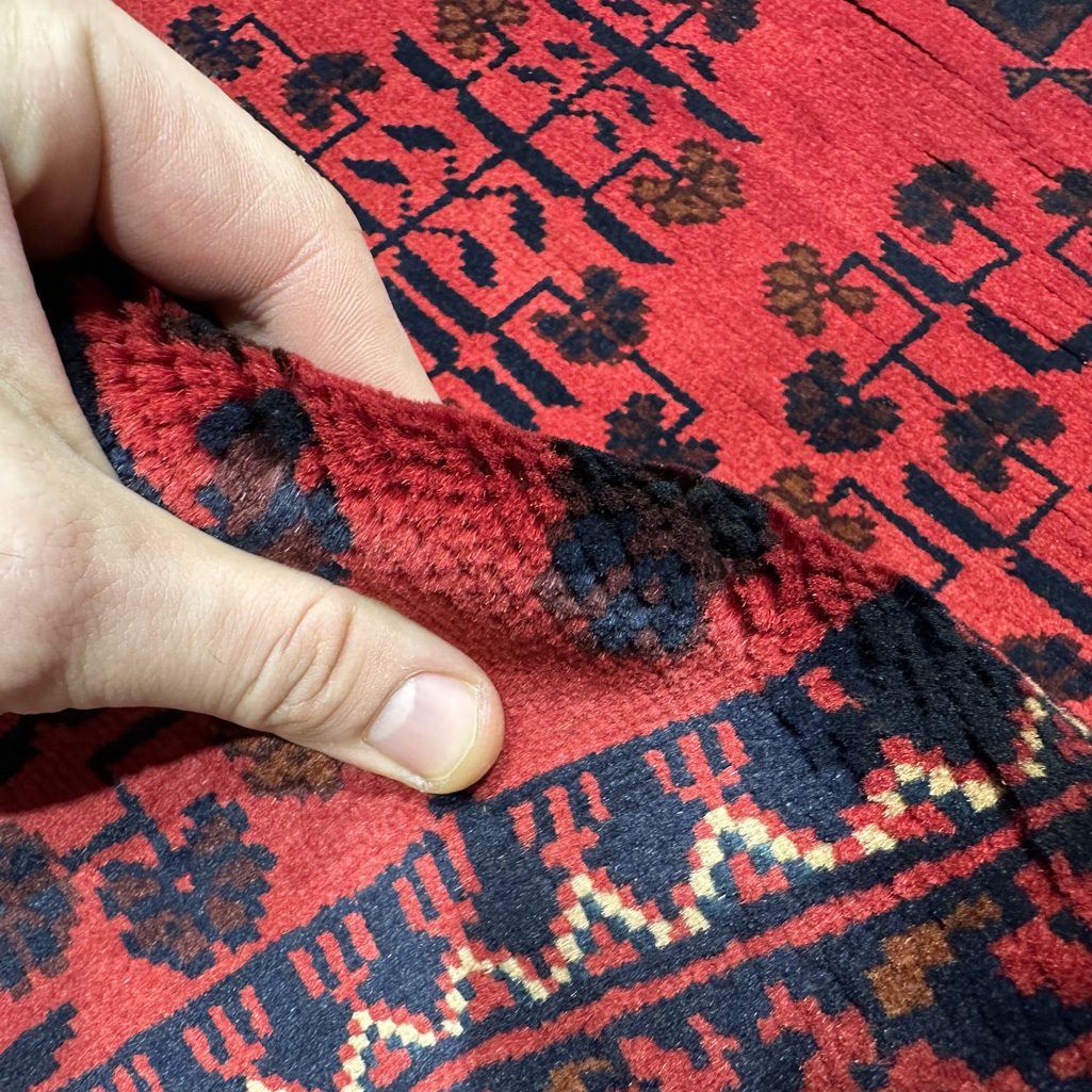 Handmade Afghan Khal Mohammadi Wool Runner Rug (3'4" x 13'4") - Image 6