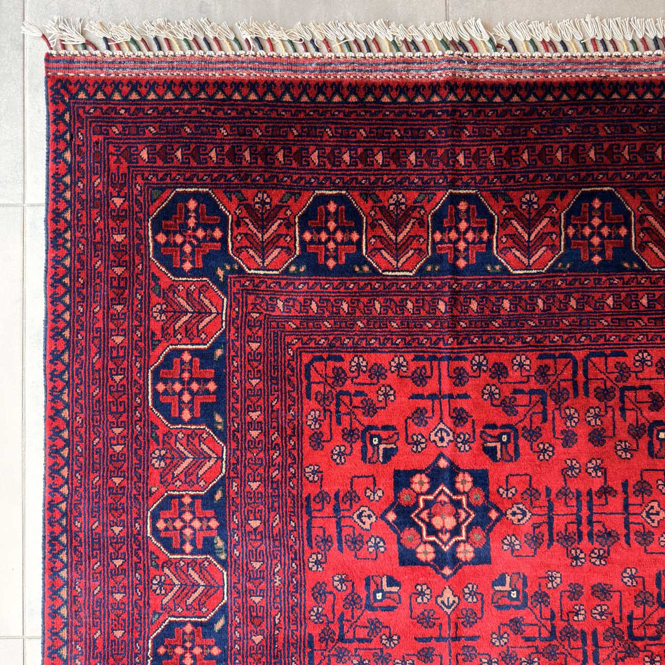 Handmade Afghan Khal Mohammadi Wool Area Rug (8' x 10') - Image 9