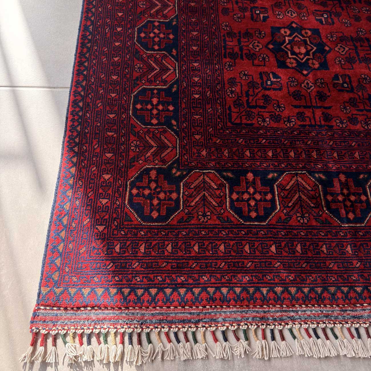 Handmade Afghan Khal Mohammadi Wool Area Rug (8' x 10') - Image 4